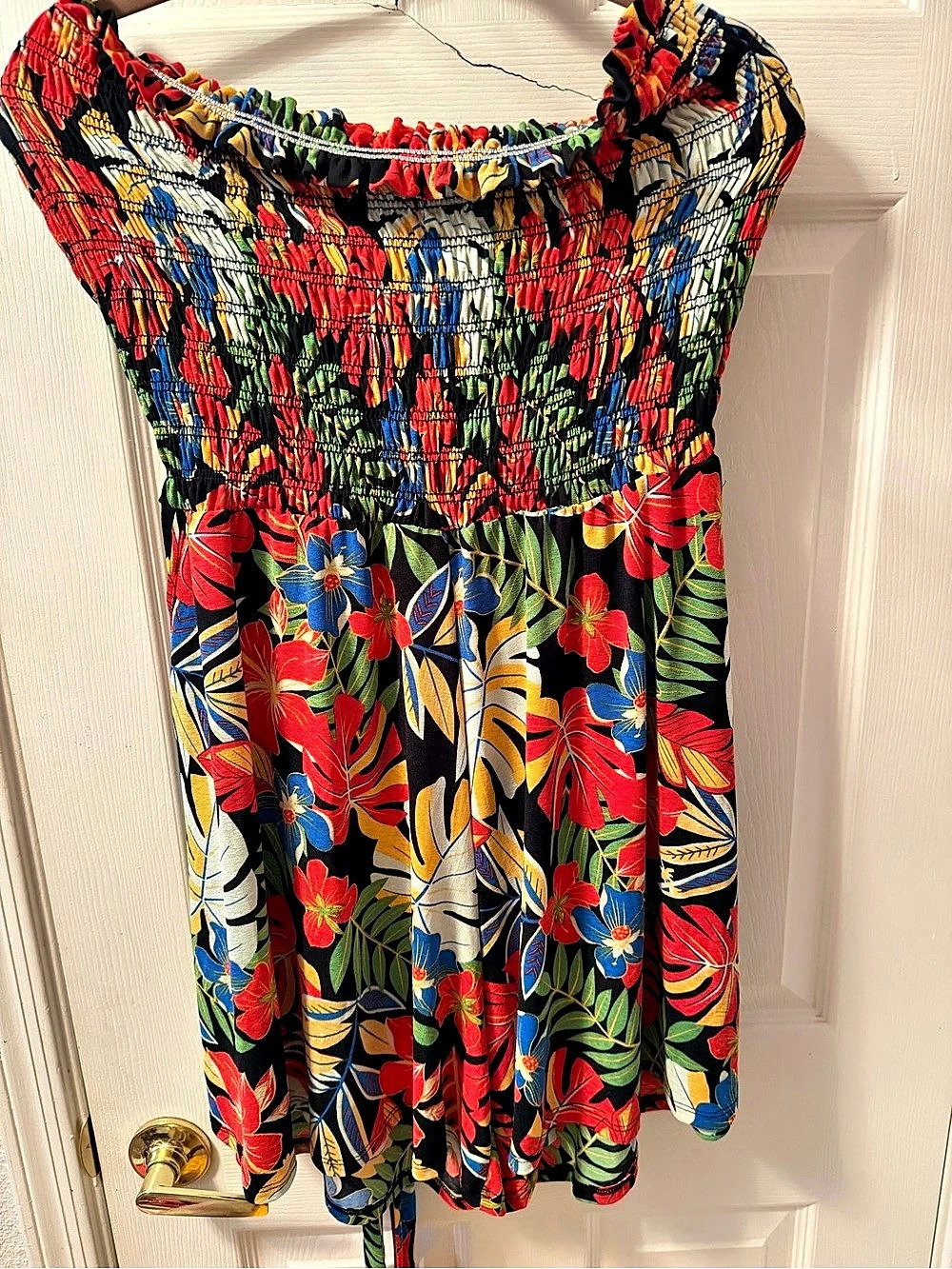 Floral Mini Dress in Multicolor Like New